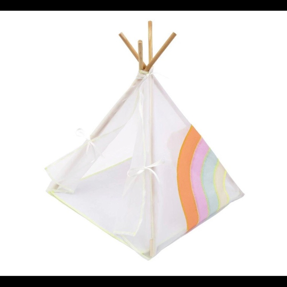 NIB Meri Meri Rainbow Doll Tipi Teepee Tent